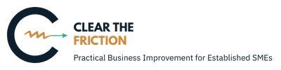 logo for clear the friction, practical business improvement for Established SMEs